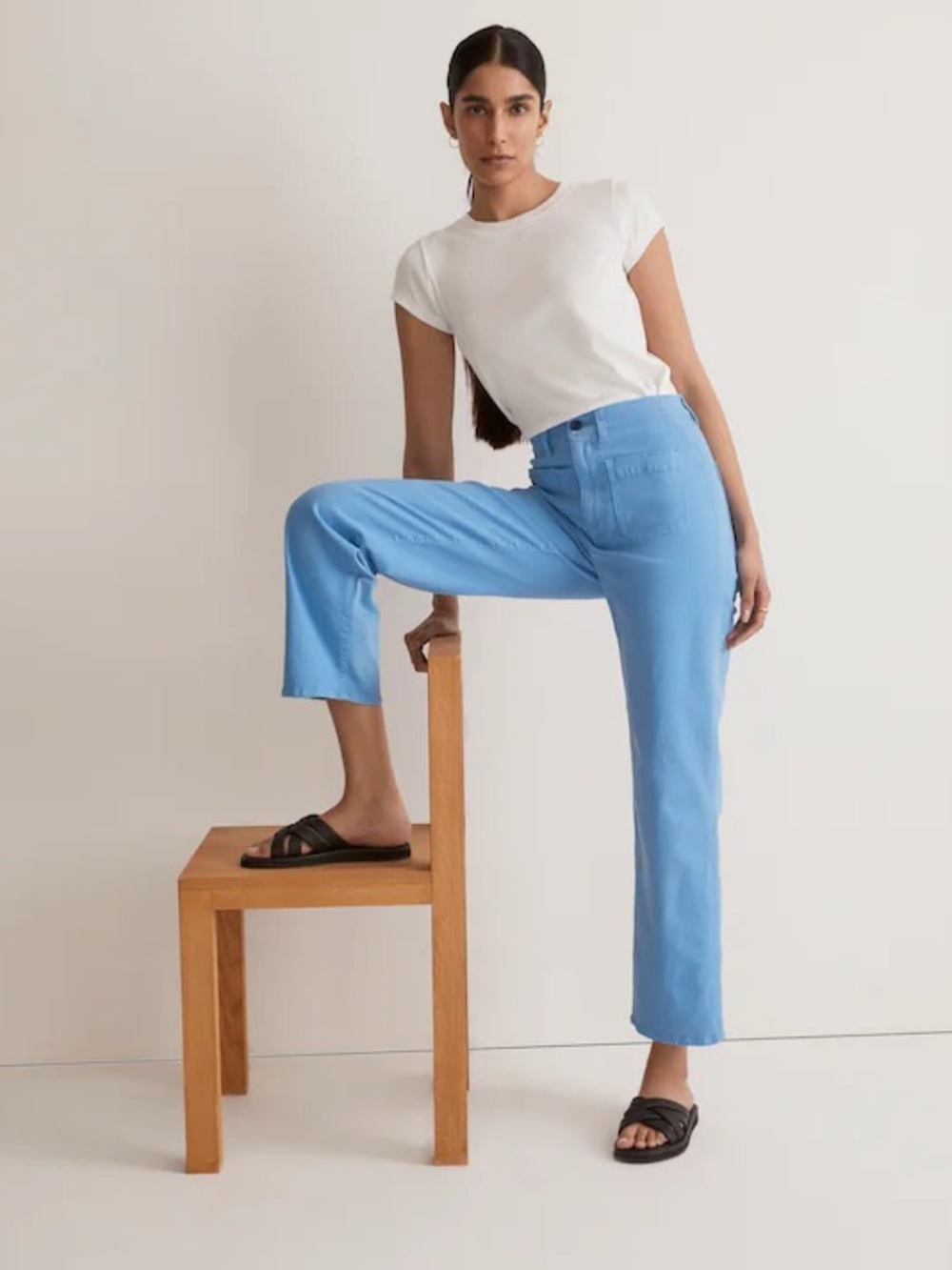 Madewell Emmett 2.0 Wide-Leg Crop Pants